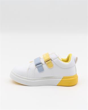 Benetton 31113 Beyaz 26-30 Cırtlı Çocuk Spor Ayakkabı