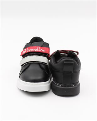 Benetton 31113 Siyah 26-30 Cırtlı Çocuk Spor Ayakkabı