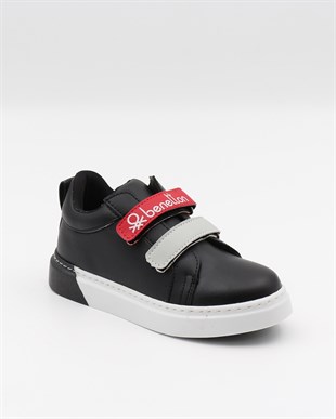 Benetton 31113 Siyah 26-30 Cırtlı Çocuk Spor Ayakkabı