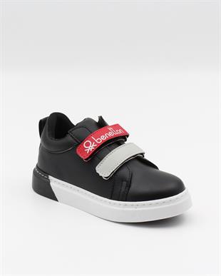 Benetton 31113 Siyah 26-30 Cırtlı Çocuk Spor Ayakkabı