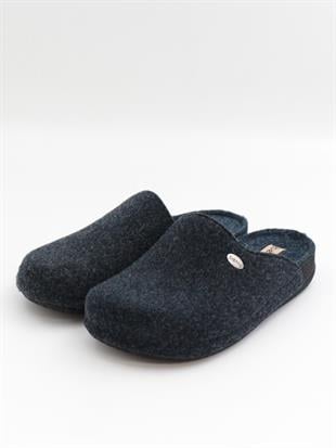 Bento 12115 Lacivert Kışlık Anatomik Önü Kapalı Erkek Terlik