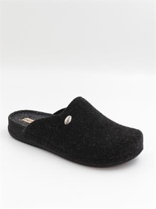 Bento 12115 Siyah Kışlık Anatomik Önü Kapalı Erkek Terlik