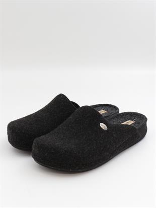 Bento 12115 Siyah Kışlık Anatomik Önü Kapalı Erkek Terlik