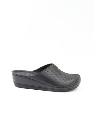 Bento 15050 Siyah Burnu Kapalı Anatomik Kadın Terlik