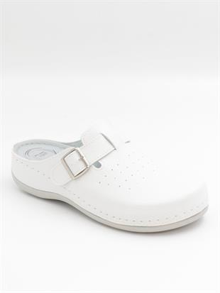 Bento 32003 Beyaz 36-41 Anatomik Önü Kapalı Sabo Terlik