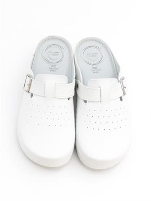 Bento 32003 Beyaz 36-41 Anatomik Önü Kapalı Sabo Terlik