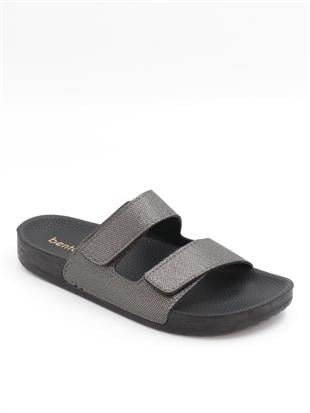 Bento 43003 Platin Cırtlı Anatomik Islak Zemin Kadın Terlik