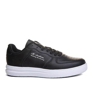 Bestof 042 Siyah Beyaz 36-40 Günlük Unisex Spor Ayakkabı