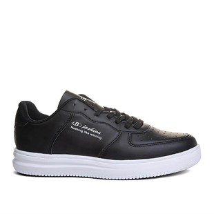 Bestof 042 Siyah Beyaz 36-40 Günlük Unisex Spor Ayakkabı