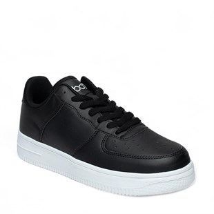 Bestof 042 Siyah Beyaz 40-44 Günlük Unisex Spor Ayakkabı