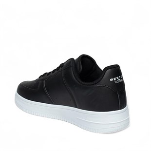 Bestof 042 Siyah Beyaz 40-44 Günlük Unisex Spor Ayakkabı