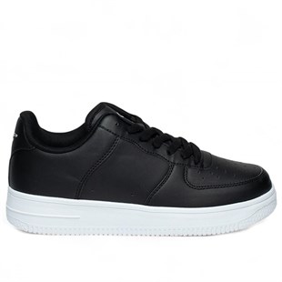 Bestof 042 Siyah Beyaz 40-44 Günlük Unisex Spor Ayakkabı