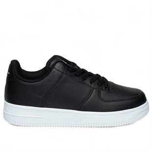 Bestof 042 Siyah Beyaz 40-44 Günlük Unisex Spor Ayakkabı