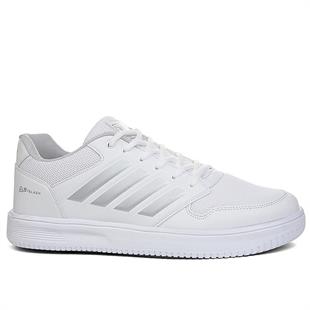 Bestof 074 Beyaz & Gümüş Anorak Günlük Erkek Spor Ayakkabı