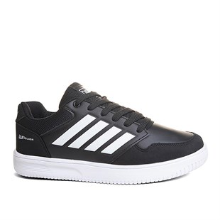 Bestof 074 Siyah&Beyaz Günlük Unisex Spor Ayakkabı