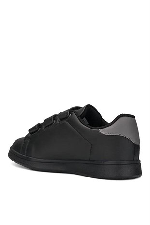 Bestof 1001 Siyah 36-40 Cırtlı Unisex Spor Ayakkabı