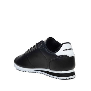 Bestof 112 Siyah Beyaz 36-40 Unisex Spor Ayakkabı