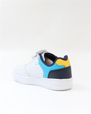 Cool Abel 31-36 Beyaz Saks Cırtlı Çocuk Spor Ayakkabı