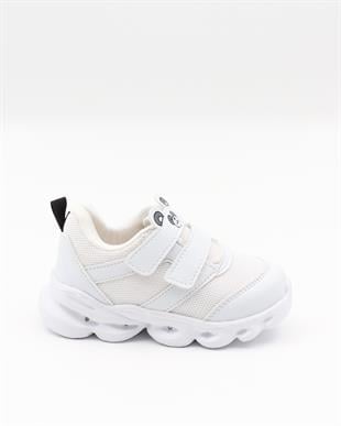 Cool Caty 22-26 Beyaz Işıklı Bebe Spor Ayakkabı