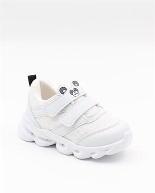 Cool Caty 22-26 Beyaz Işıklı Bebe Spor Ayakkabı