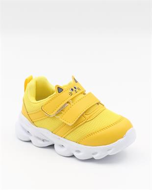 Cool Caty 22-26 Sarı Işıklı Bebe Spor Ayakkabı