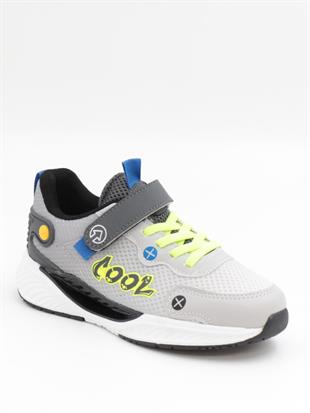 Cool Elvis 31-36 Gri Çocuk Spor Ayakkabı