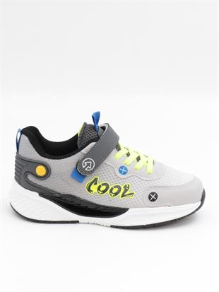 Cool Elvis 31-36 Gri Çocuk Spor Ayakkabı