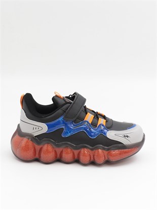 Cool Fred 31-36 Siyah Saks Çocuk Spor Ayakkabı