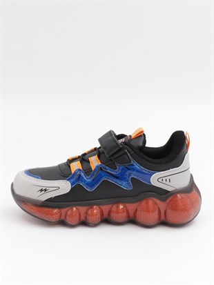 Cool Fred 31-36 Siyah Saks Çocuk Spor Ayakkabı