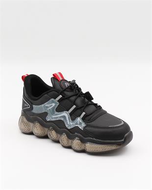 Cool Fred 32-36 Siyah Çocuk Spor Ayakkabı