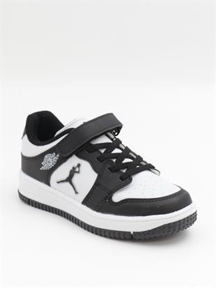 Cool Haykat 31-36 Siyah Beyaz Çocuk Spor Ayakkabı