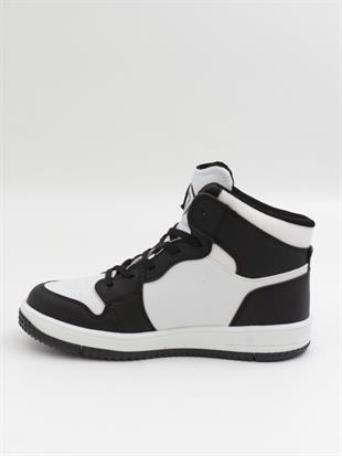 Cool Haykat Boğazlı 36-40 Siyah Beyaz Çocuk Spor Ayakkabı