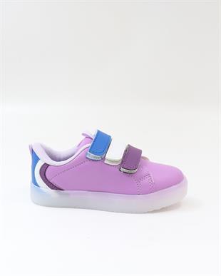 Cool Mami 22-25 Lila Işıklı Bebe Spor Ayakkabı