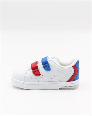 Cool Mami 22-26 Beyaz Saks Işıklı Bebe Spor Ayakkabı