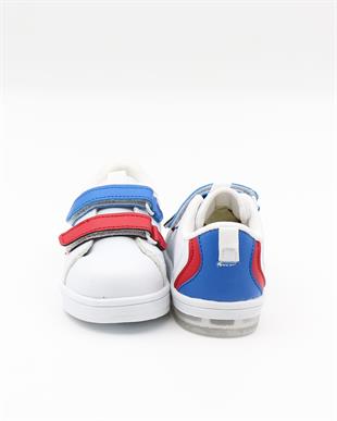 Cool Mami 22-26 Beyaz Saks Işıklı Bebe Spor Ayakkabı