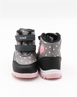 Cool Pixs 22-26 Gri Cırtlı Kışlık Bebe Bot