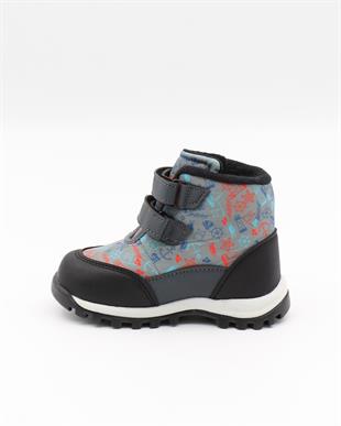 Cool Pixs 22-26 Mavi Cırtlı Kışlık Bebe Bot