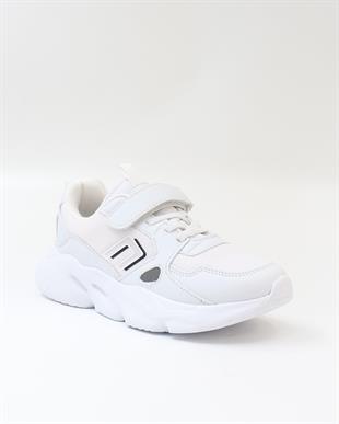 Cool Tokyo 26-30 Beyaz Cırtlı Çocuk Spor Ayakkabı