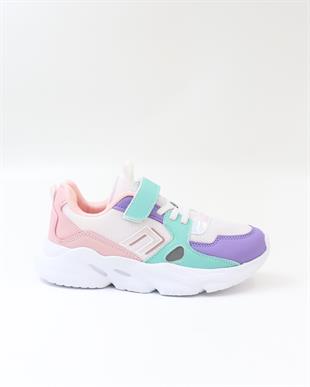 Cool Tokyo 26-30 Mor Cırtlı Çocuk Spor Ayakkabı