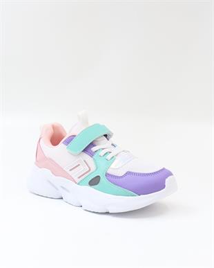 Cool Tokyo 26-30 Mor Cırtlı Çocuk Spor Ayakkabı