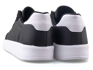 Darkstep 158 Siyah Beyaz Günlük Erkek Spor Ayakkabı