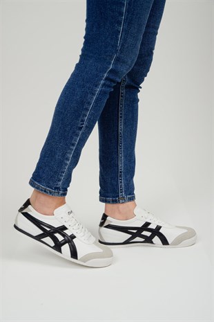 eTayger Beyaz Siyah 40-45 Unisex Günlük Spor Ayakkabı