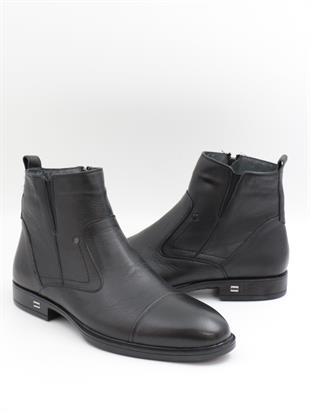 Fermend 630 Siyah Hakiki Deri Fantazi Erkek Bot