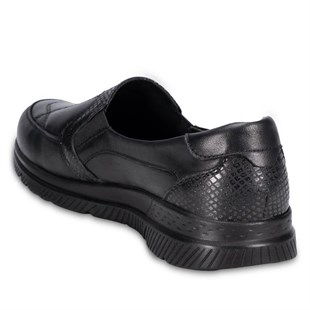 Forelli Dilmen 29415 Siyah Hakiki Deri Kadın Ayakkabı