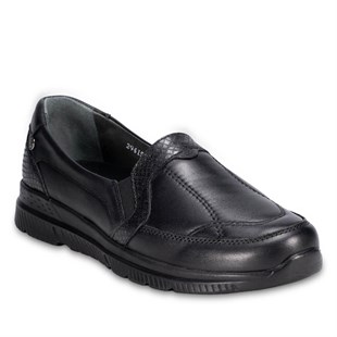 Forelli Dilmen 29415 Siyah Hakiki Deri Kadın Ayakkabı