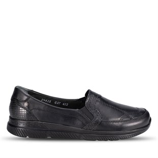 Forelli Dilmen 29415 Siyah Hakiki Deri Kadın Ayakkabı