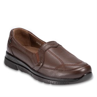 Forelli Dilmen 29415 Taba Hakiki Deri Kadın Ayakkabı