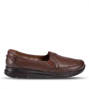 Forelli Dilmen 29415 Taba Hakiki Deri Kadın Ayakkabı