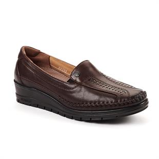 Forelli Moriza 25182 Kahve Hakiki Deri Kadın Ayakkabı