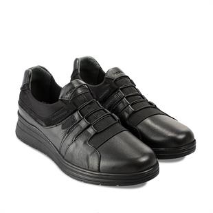 Forelli Pink 21301 Siyah  Hakiki Deri Kadın Ayakkabı